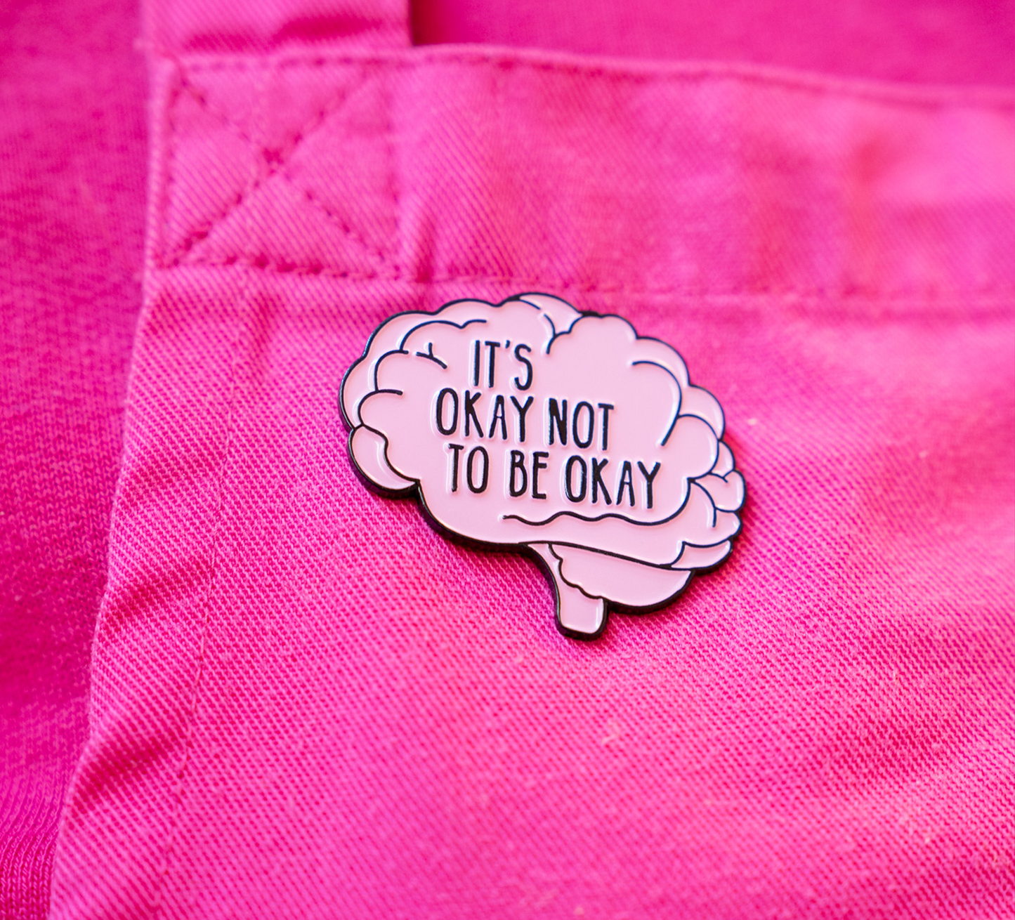 It's okay not to be okay pin