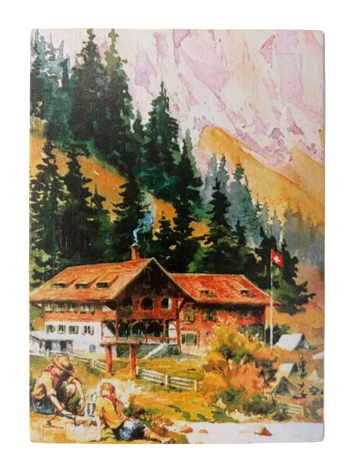 Chalet Bamboo Postcard