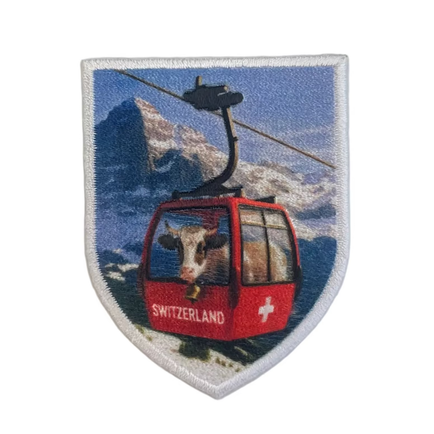 Cow on a Gondola Badge