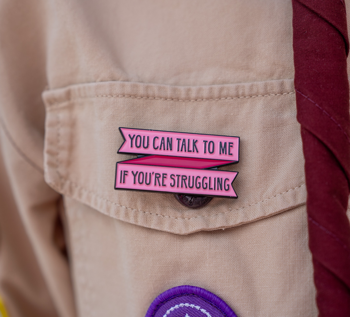 Pin "You can talk to me"